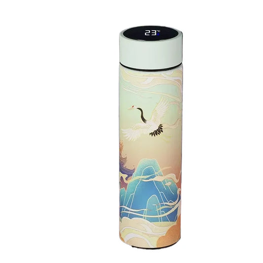 Japoński Termos Smart LED 500 ml – elegancja prostoty, harmonia funkcji i formy