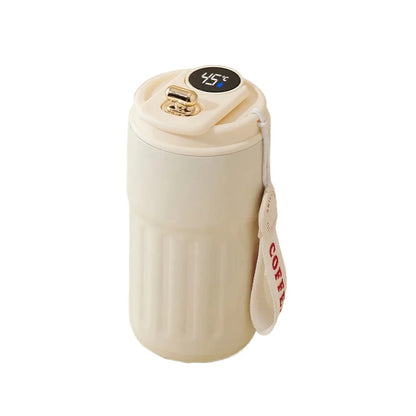 Inteligentny kubek termiczny 450 ml z wyświetlaczem temperatury | Stal nierdzewna, biznesowy design, utrzymuje temperaturę do 12h